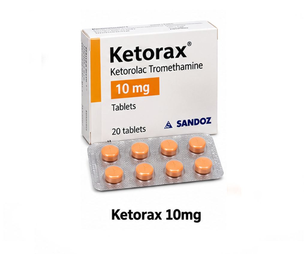 Ketorax 10mg - Pris og forpakninger | Smertestillende