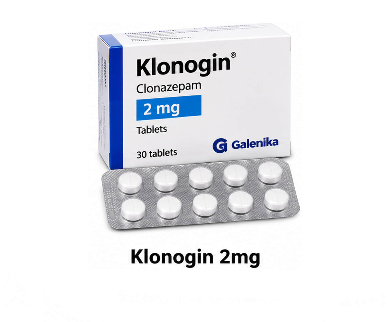 Klonogin 2mg - Angstmedisin | Kjøp på nett