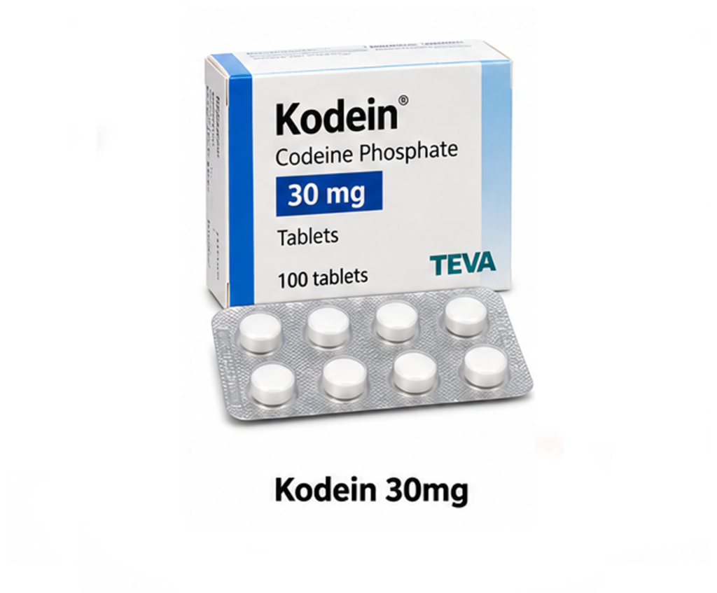 Kodein 30mg – Kjøp trygt i ulike størrelser