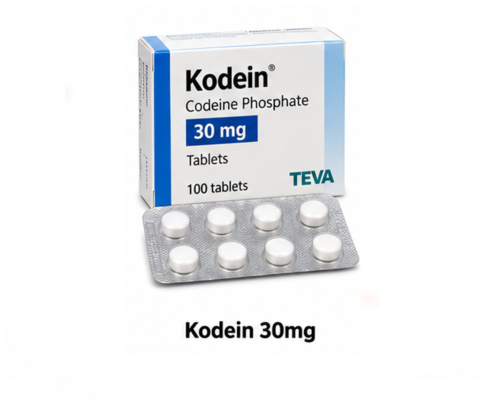 Kodein 30mg – Kjøp trygt i ulike størrelser