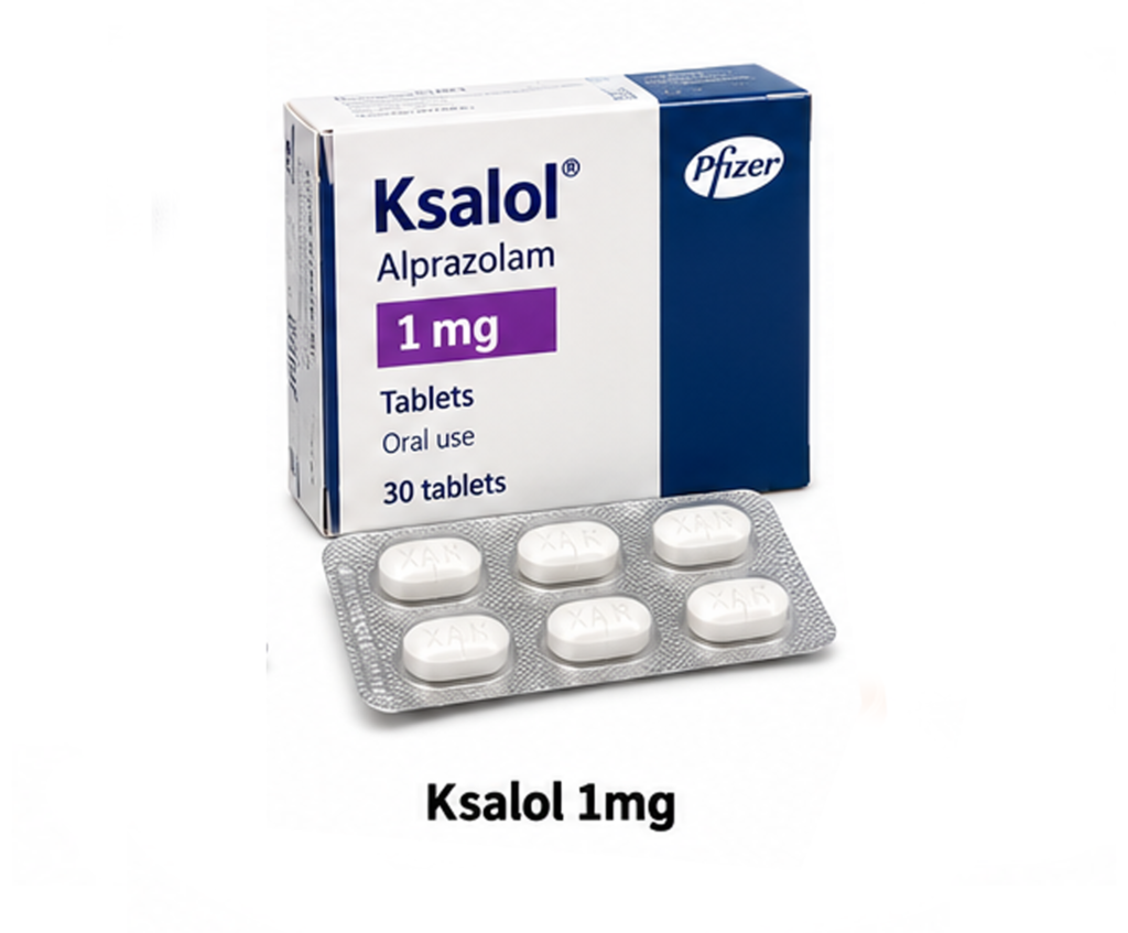 Ksalol 1mg – Kjøp i pakker med 100, 200 & 300 stk