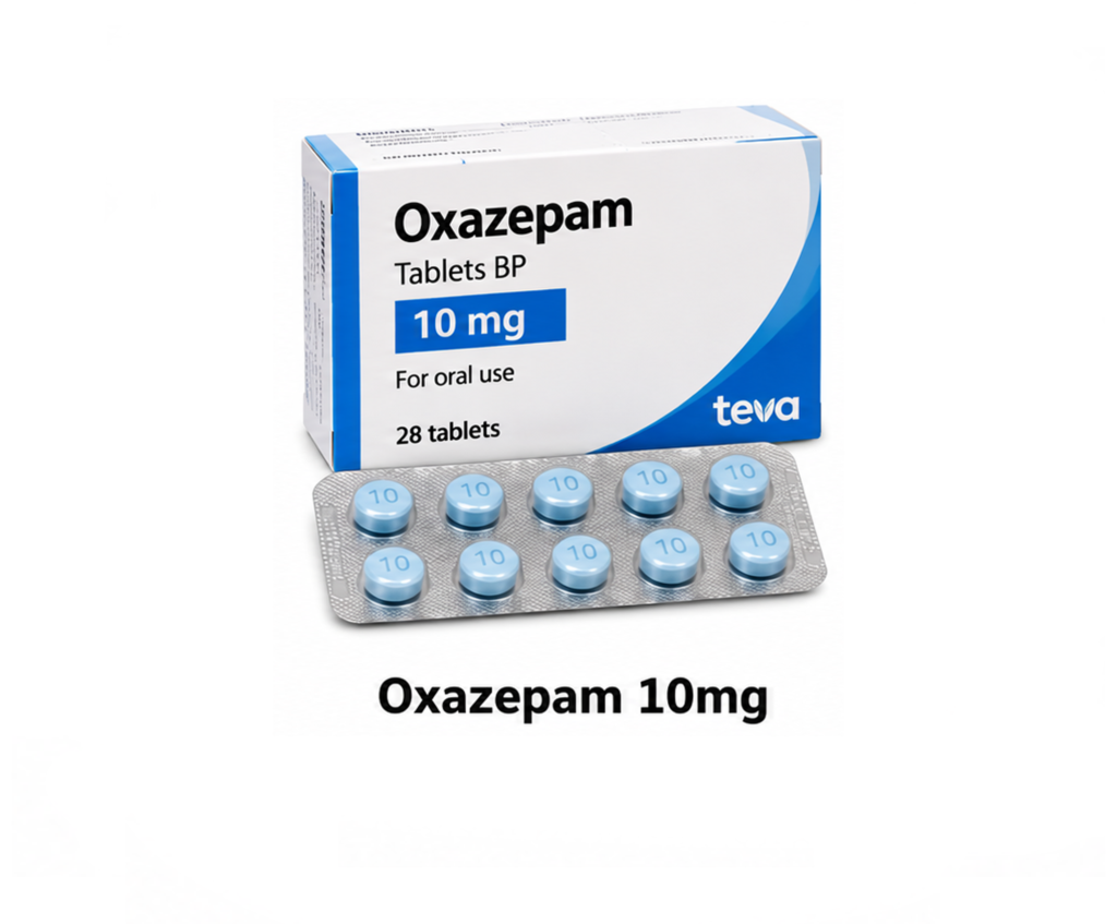 Kjøp Oxazepam 10mg Online – 100, 200 & 300 stk
