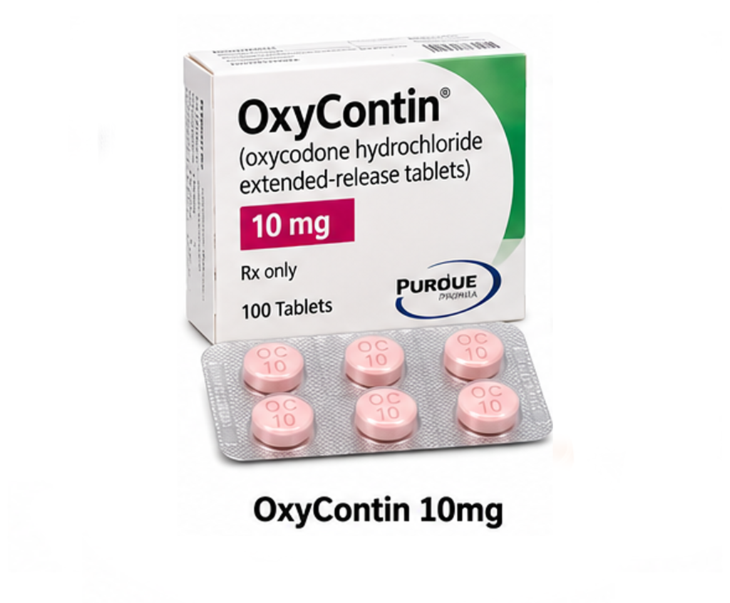 Kjøp OxyContin 10mg – Priser for 100, 200 og 300 stk